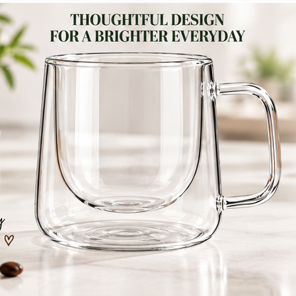 DAILYMERO® Floating Bowl Coffee Mug – Sculptural Style for Layered Coffee