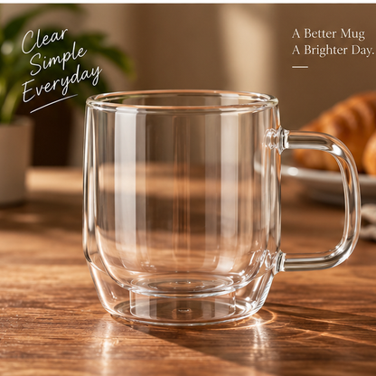 DAILYMERO® Rounded Café Mug – A Low Profile for Cozy Coffee Moments