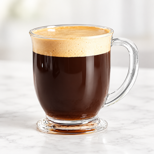 DAILYMERO® Classic Footed Glass Coffee Mug